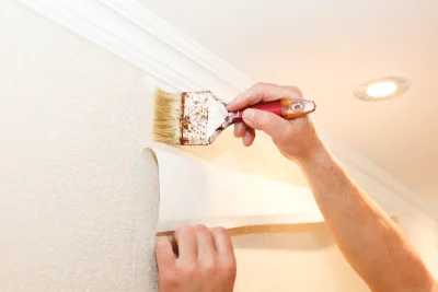 Pose de papier peint à Bardou — revêtements muraux et toiles de verre